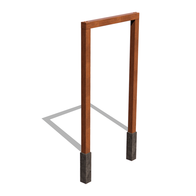 Cortenstahl Pergola - Gerade - 150 x 230 cm
