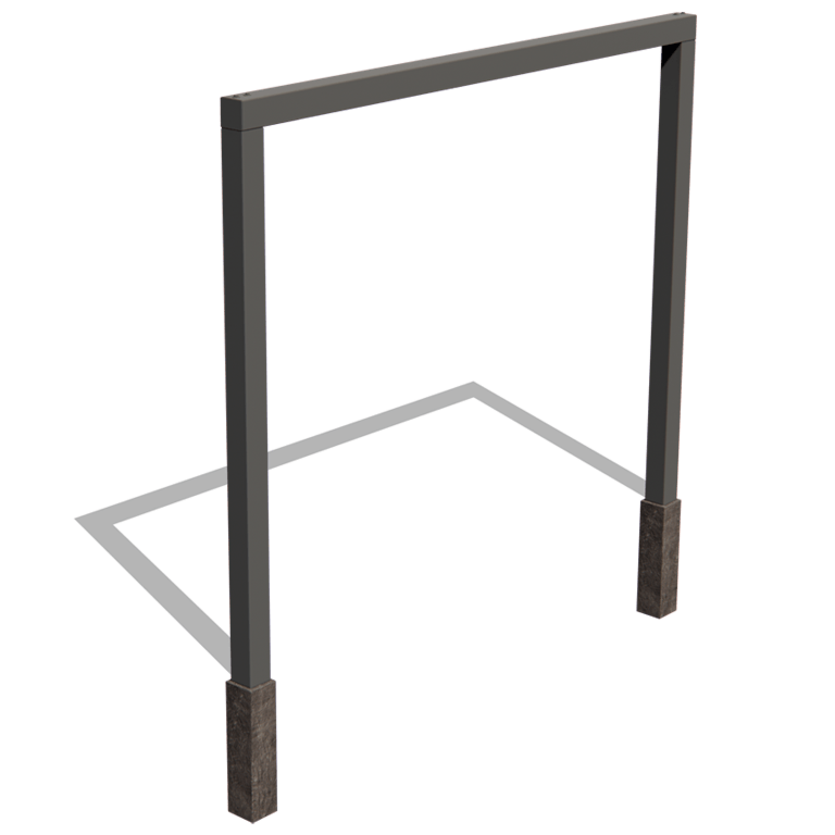 Pergola aus Stahl - Gerade - 300 x 230 cm