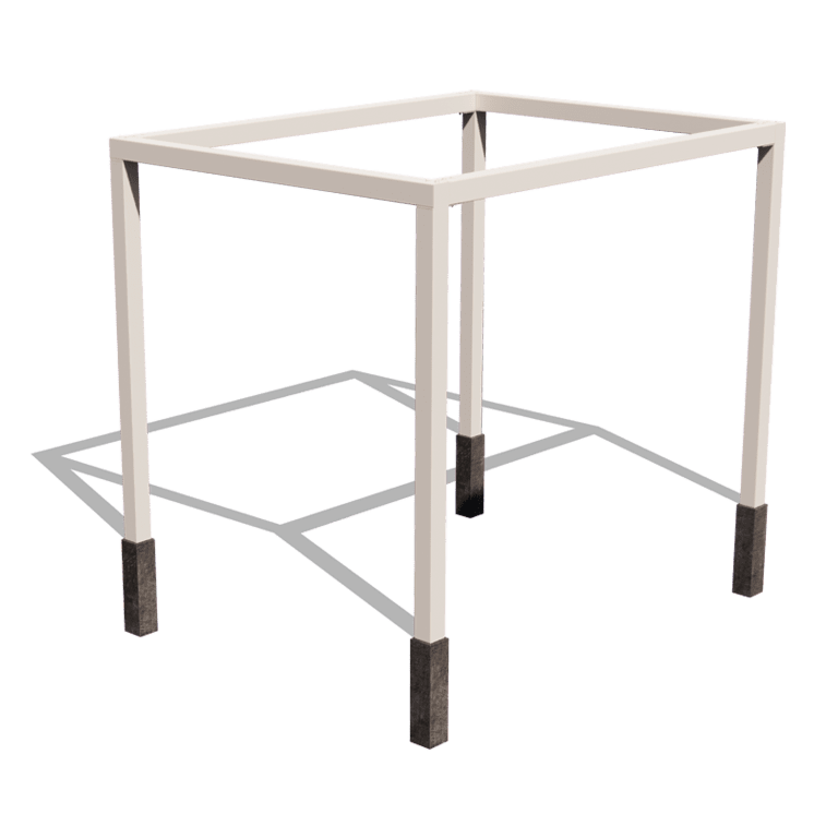 Pergola aus Stahl - Rechteckig - 324 x 250 x 230 cm