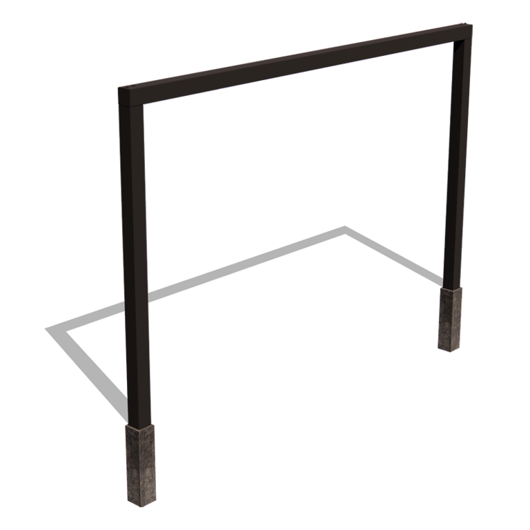 Pergola aus Stahl - Gerade - 400 x 230 cm