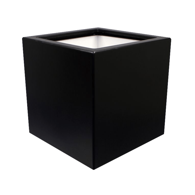 Fiberglas Pflanzkübel - Viereck - 70 x 70 x 70 cm - Mit Boden