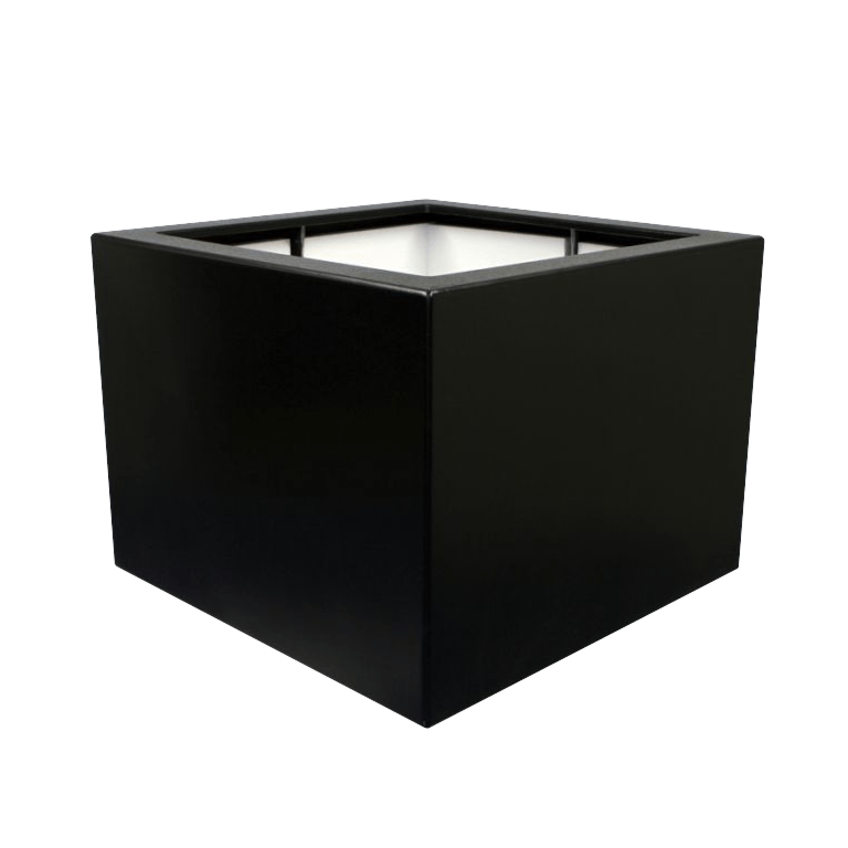 Fiberglas Pflanzkübel - Viereck - 80 x 80 x 60 cm - Mit Boden