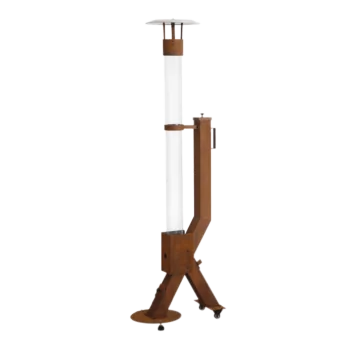 Pellet heizstrahler - Rocket - Corten