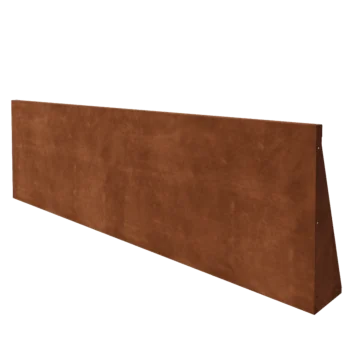 Cortenstahl Stützmauer - Gerade - 200 x 60 cm