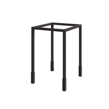 Pergola aus Stahl - Viereckig - 224 x 200 x 230 cm - RAL7016 matte (anthrazitgrau) - Mit Betonsockel