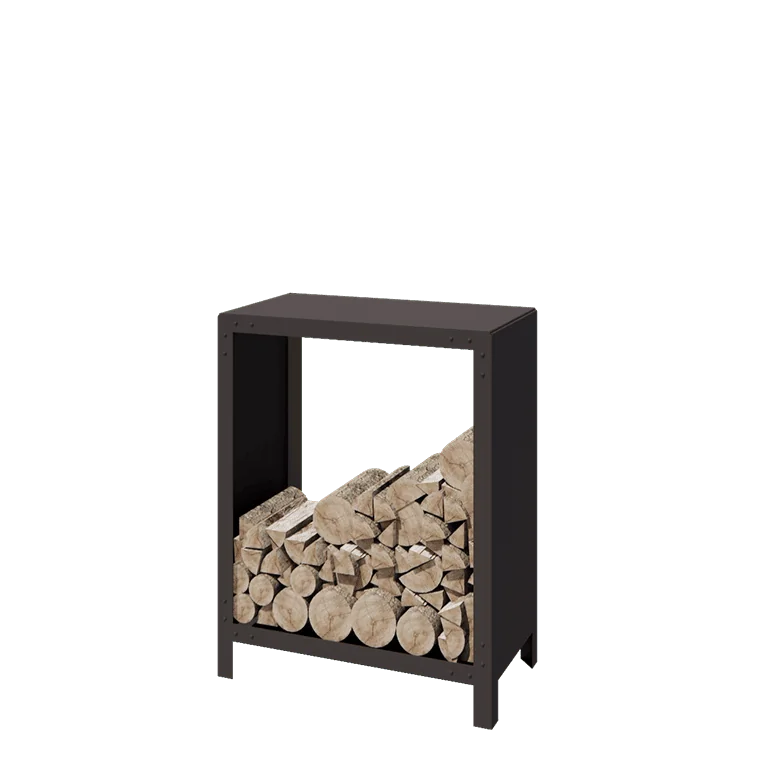 Holzlager aus Stahl - Indiana - 80 x 40 x 100 cm - Andere RAL farbe