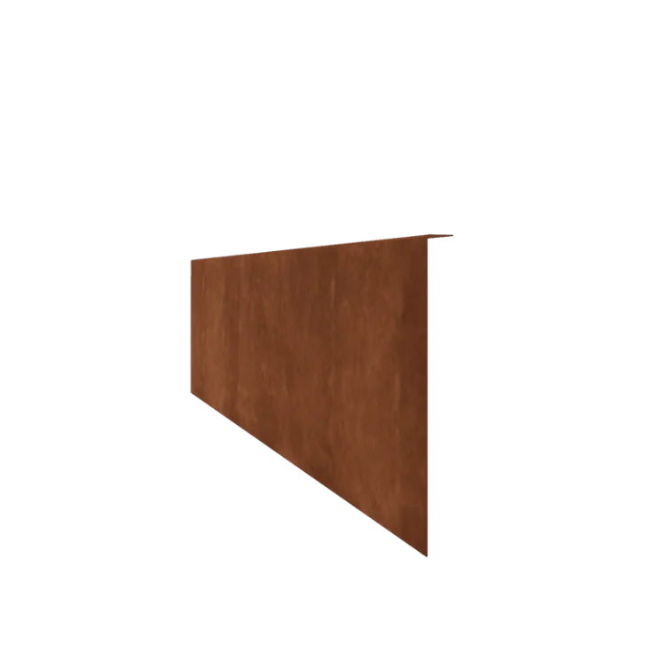 Cortenstahl Beeteinfassung - Gebogen - Höhe 34 cm - 240 cm
