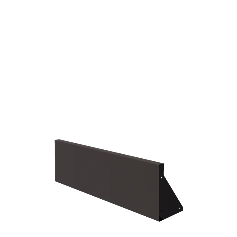 Stützmauer aus Stahl - Gerade - 100 x 30 cm - RAL7016 matte (anthrazitgrau)