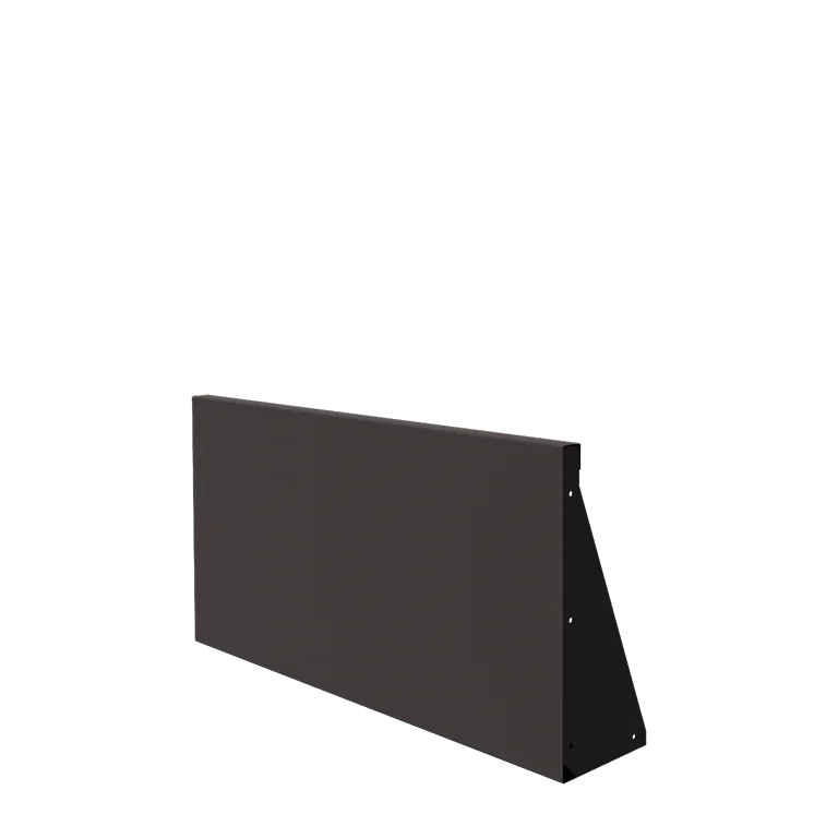 Stützmauer aus Stahl - Gerade - 100 x 50 cm - Andere RAL farbe