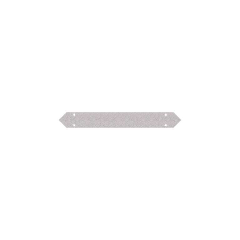 Bodenplattenverbinder aus verzinktem Stahl - 60 cm