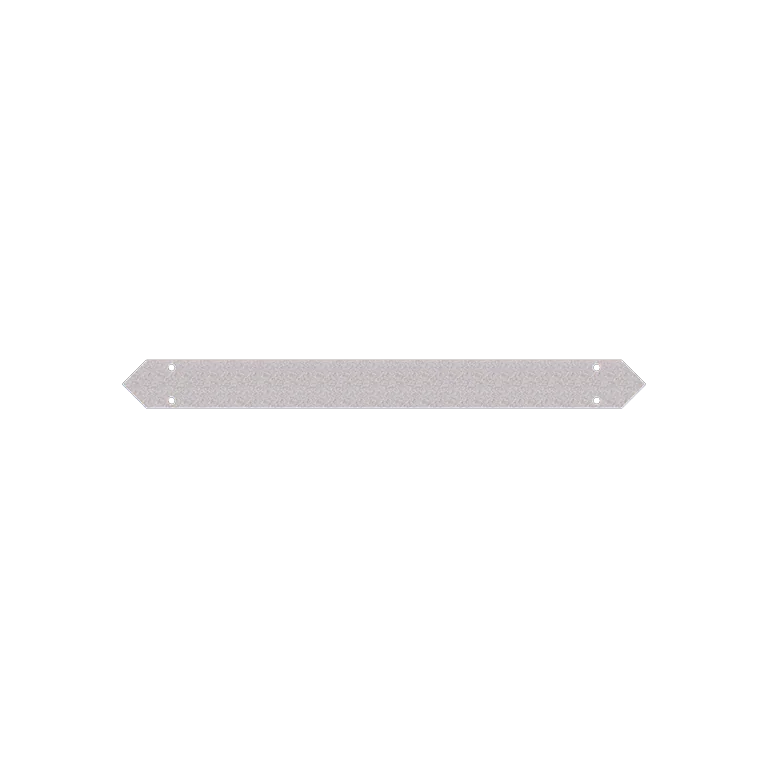 Bodenplattenverbinder aus verzinktem Stahl - 80 cm