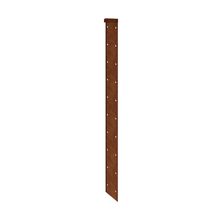 Cortenstahl Pflanzkübel - Eckstück 180° - 100 cm