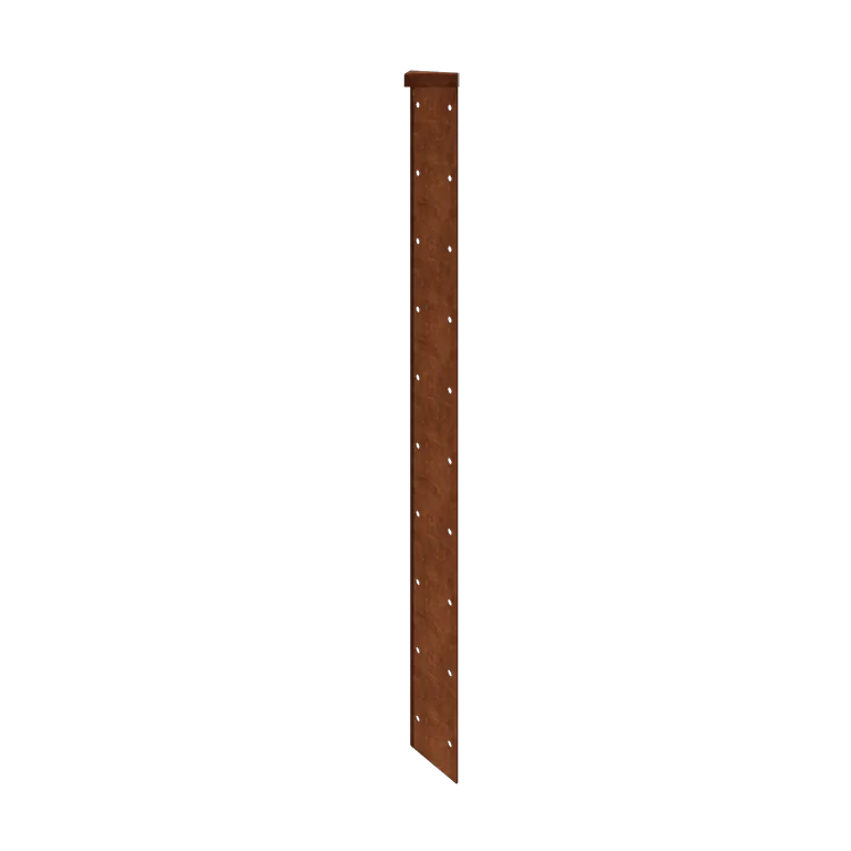 Cortenstahl Pflanzkübel - Eckstück 180° - 70 cm