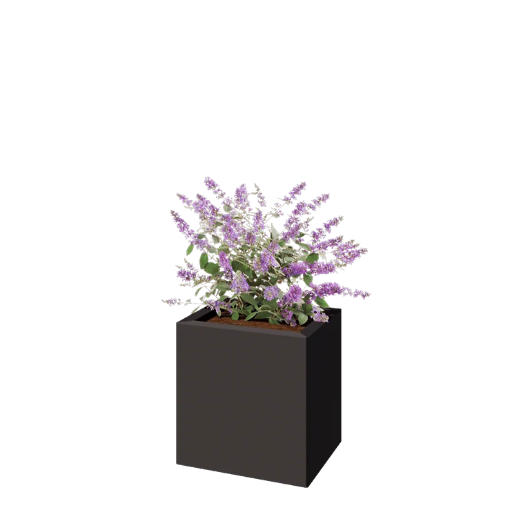 Pflanzkübel aus Stahl - Rechteckig - 40 x 30 x 40 cm - Andere RAL farbe - Ohne Bodenplatte