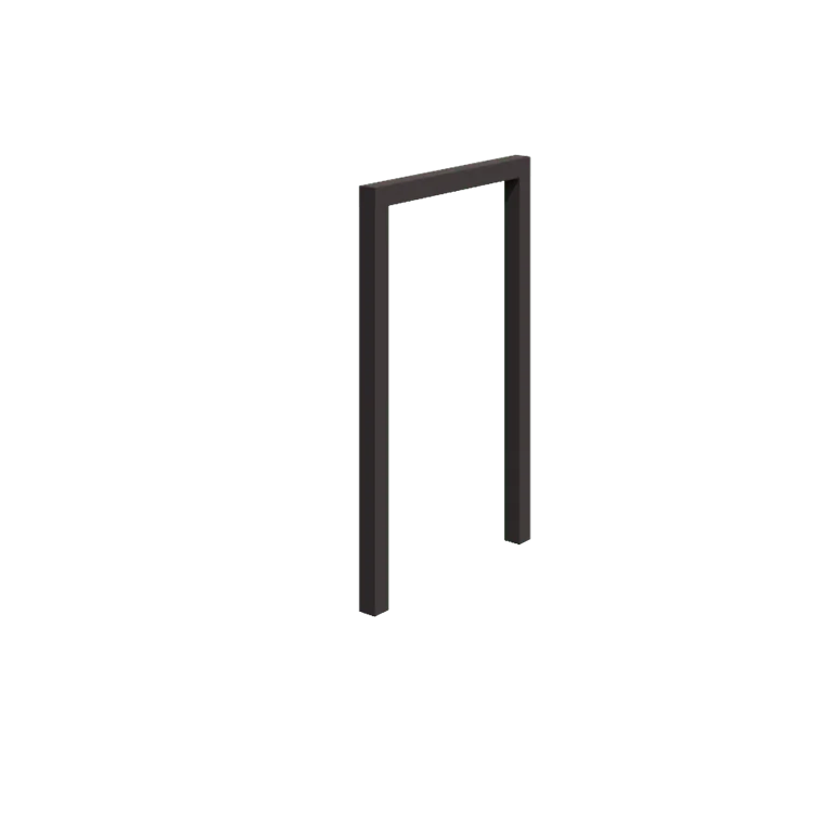 Pergola aus Stahl - Gerade - 150 x 230 cm - RAL7016 matte (anthrazitgrau) - Ohne Betonsockel