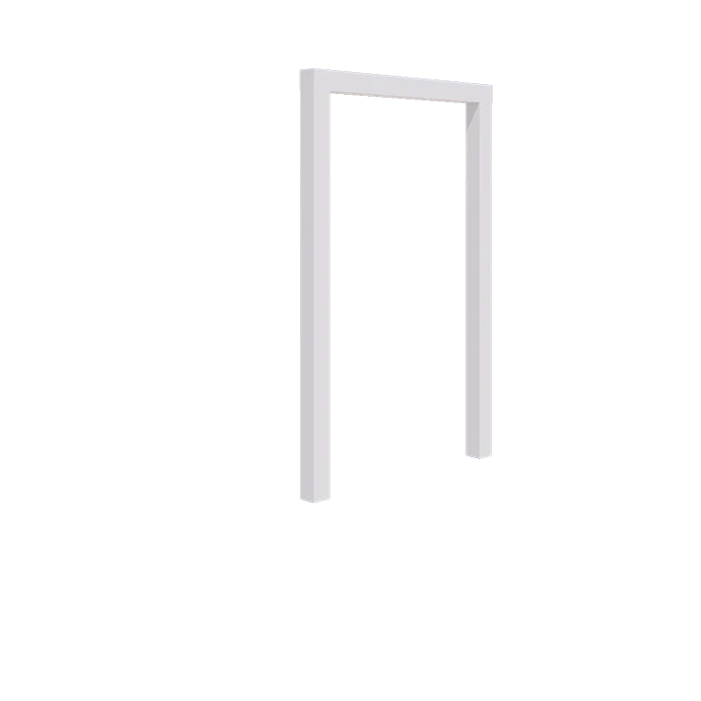 Pergola aus Stahl - Gerade - 150 x 230 cm - RAL9010 matte (weiß) - Ohne Betonsockel