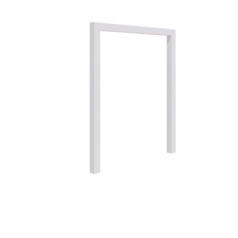 Pergola aus Stahl - Gerade - 200 x 230 cm - RAL9010 matte (weiß) - Ohne Betonsockel