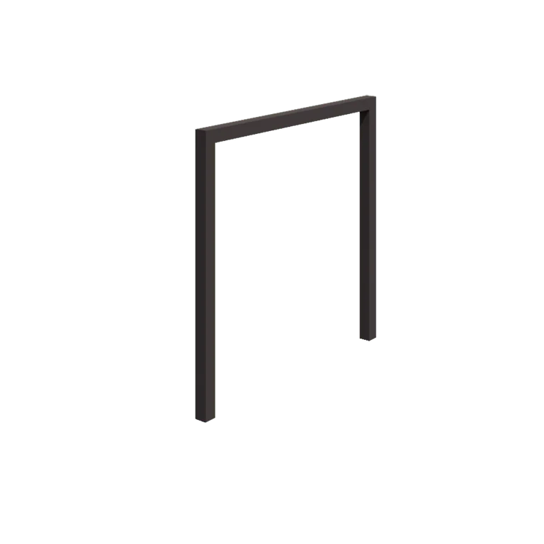Pergola aus Stahl - Gerade - 250 x 230 cm - RAL7016 matte (anthrazitgrau) - Ohne Betonsockel