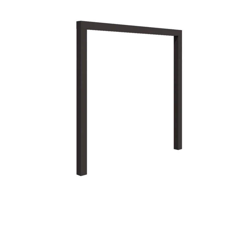 Pergola aus Stahl - Gerade - 250 x 230 cm - Andere RAL farbe - Ohne Betonsockel