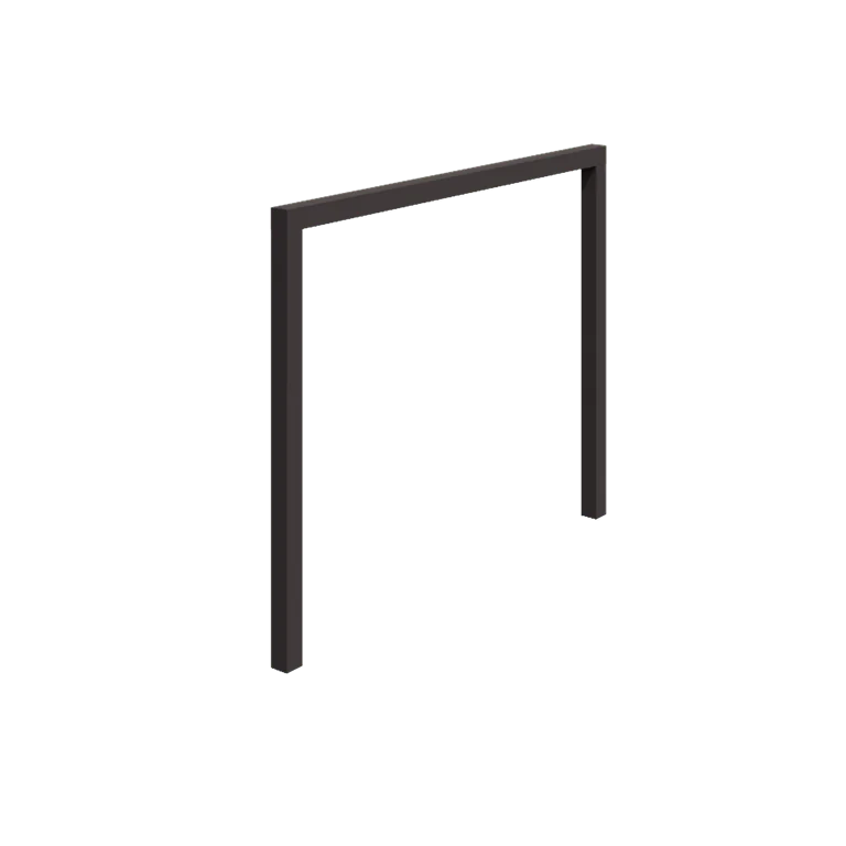 Pergola aus Stahl - Gerade - 300 x 230 cm - RAL7016 matte (anthrazitgrau) - Ohne Betonsockel