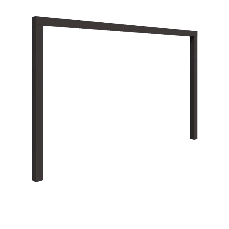 Pergola aus Stahl - Gerade - 400 x 230 cm - Andere RAL farbe - Ohne Betonsockel