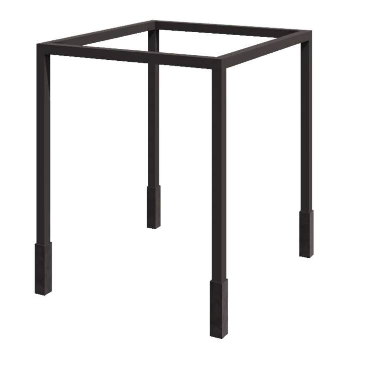 Pergola aus Stahl - Viereckig - 274 x 250 x 230 cm - Andere RAL farbe - Mit Betonsockel