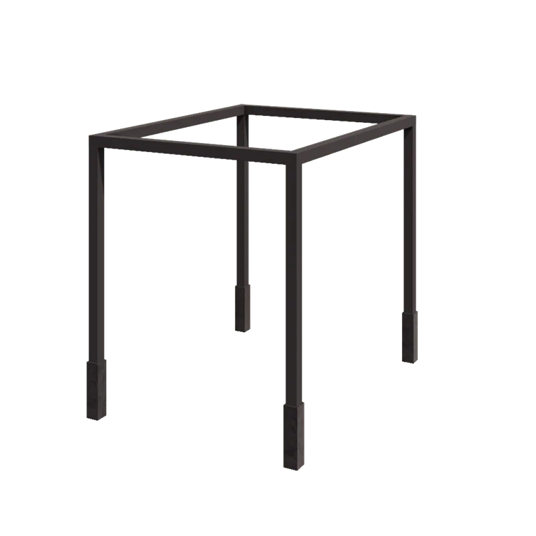 Pergola aus Stahl - Rechteckig - 324 x 250 x 230 cm - RAL7016 matte (anthrazitgrau) - Mit Betonsockel