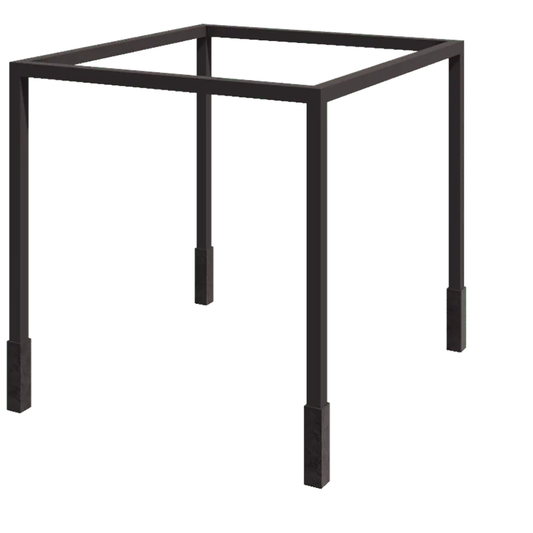 Pergola aus Stahl - Viereckig - 324 x 250 x 230 cm - Andere RAL farbe - Mit Betonsockel