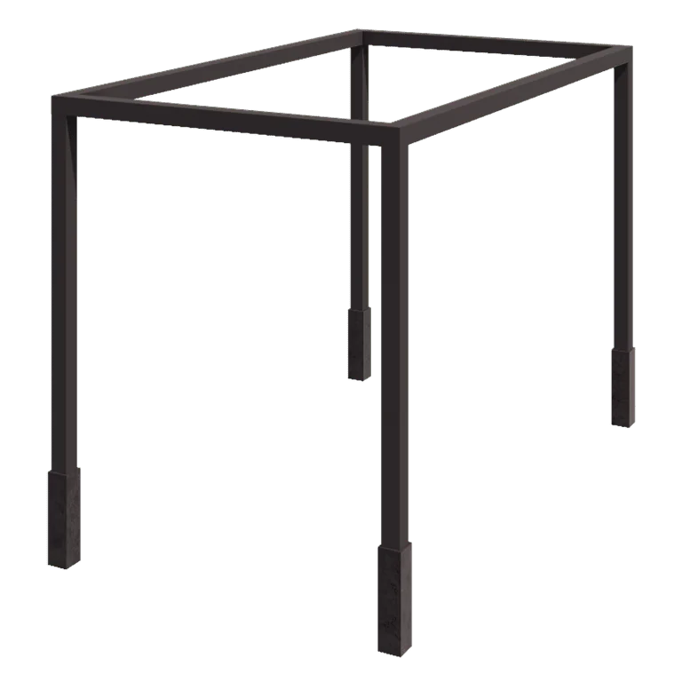 Pergola aus Stahl - Viereckig - 424 x 250 x 230 cm - Andere RAL farbe - Mit Betonsockel